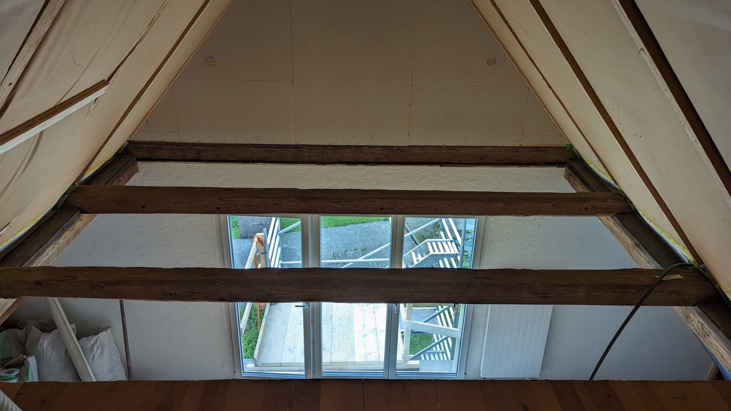 Dachstock nach dem Abriss 04 – 11. Juni 2024