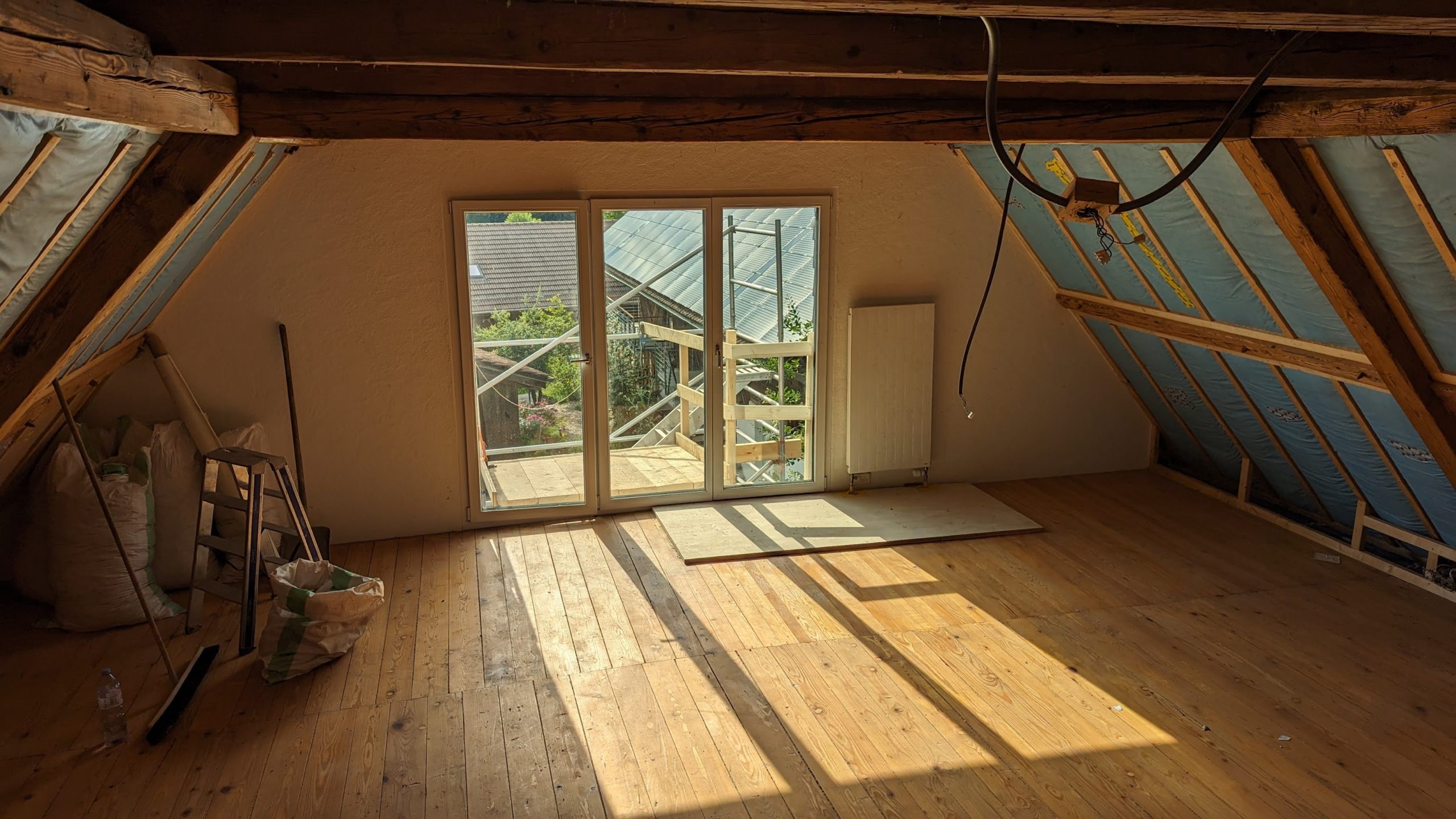 Dachstock nach dem Abriss 05 – 11. Juni 2024