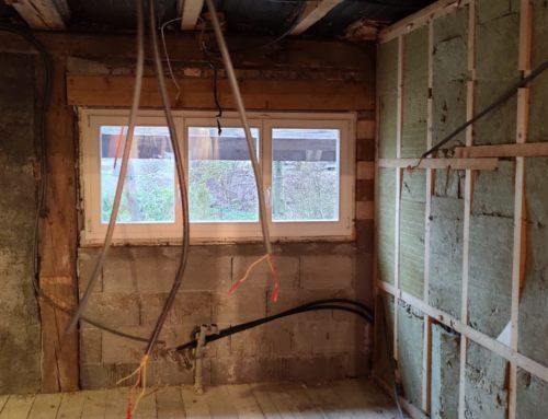 Installation of a new kitchen in a 200-year-old house